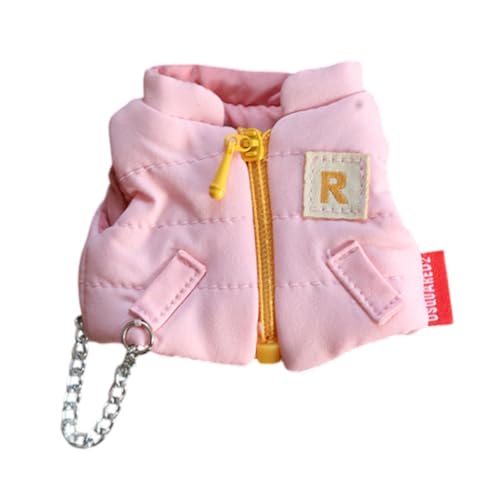 Dickly Modepuppen Baumwollweste Miniaturkleidung Handgemachte Kleidung Kostüm für 10-15cm Puppen, Rosa Dickly Modepuppen Baumwollweste Miniaturkleidung Handgemachte Kleidung Kostüm für 10-15cm Puppen, Rosa von Dickly