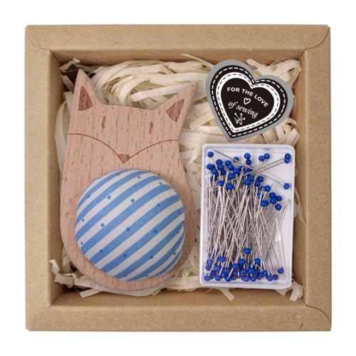 Dickly Nadelkissenhalter von Nadelkissen 100pcs Nadelnadelhalter zum Nähen, Blau Dickly Nadelkissenhalter von Nadelkissen 100pcs Nadelnadelhalter zum Nähen, Blau von Dickly