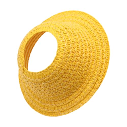 Dickly Puppenhut für Minipuppen, Foto Requisiten, Kopfbedeckung mit Breiter Krempe für 15 cm Puppen, Gelb Dickly Puppenhut für Minipuppen, Foto Requisiten, Kopfbedeckung mit Breiter Krempe für 15 cm Puppen, Gelb von Dickly