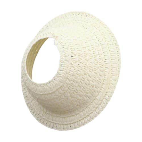 Dickly Puppenhut für Minipuppen, Foto Requisiten, Kopfbedeckung mit Breiter Krempe für 15 cm Puppen, Weiß Dickly Puppenhut für Minipuppen, Foto Requisiten, Kopfbedeckung mit Breiter Krempe für 15 cm Puppen, Weiß von Dickly