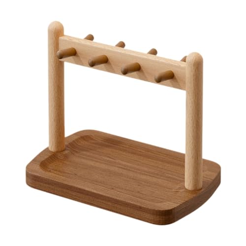 Dickly Schmuck-Organizer, Halskettenständer, vielseitiger Halskettenhalter aus Holz, Schmuckaufbewahrungshalter für die Arbeitsplatte, Kommode, Show, Eingang Dickly Schmuck-Organizer, Halskettenständer, vielseitiger Halskettenhalter aus Holz, Schmuckaufbewahrungshalter für die Arbeitsplatte, Kommode, Show, Eingang von Dickly
