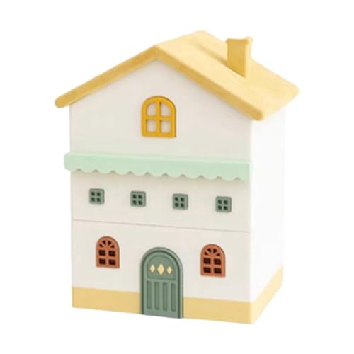 Dickly Schmuck-Organizer in Puppenhausform, Vitrine, Schreibtisch-Organizer, Schmuck-Aufbewahrungsbox, Schmuckkästchen für Anhänger und Ohrringe Dickly Schmuck-Organizer in Puppenhausform, Vitrine, Schreibtisch-Organizer, Schmuck-Aufbewahrungsbox, Schmuckkästchen für Anhänger und Ohrringe von Dickly