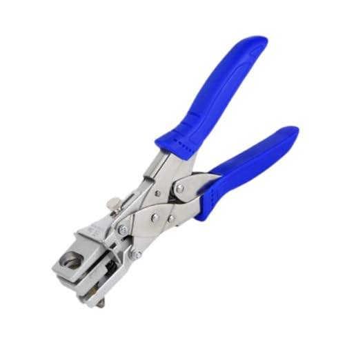 Dickly Slot Punch Heavy Duty Metal Puncher Hanger Hanger Hole Punch für PVC -Kartengepäck Tag DIY Crafts, Dreieck von Dickly