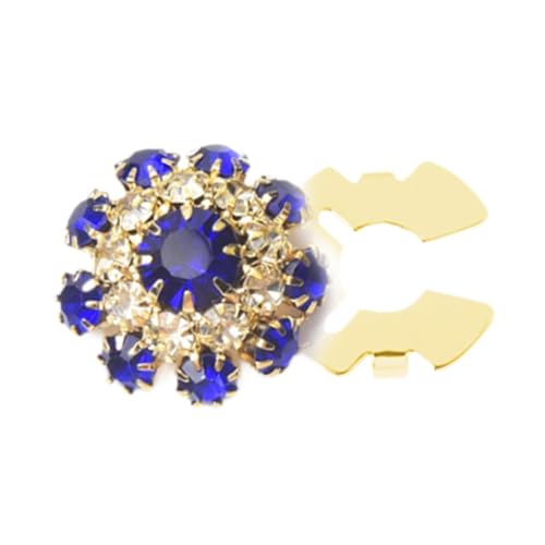 Dickly Strassknopf -Deckungs -Dekorationsclip für Frauen Männer Anzug Anzug Hemd -Hemdkleid, Gold Blau von Dickly
