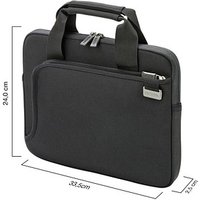 DICOTA Laptoptasche Laptop Sleeve SMART Kunstfaser schwarz D31179-RPET bis 31,8 cm (12,5 Zoll) von Dicota