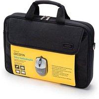 DICOTA Laptoptasche Value Toploading Kit Kunstfaser schwarz D30805 bis 39,6 cm (15,6 Zoll) von Dicota
