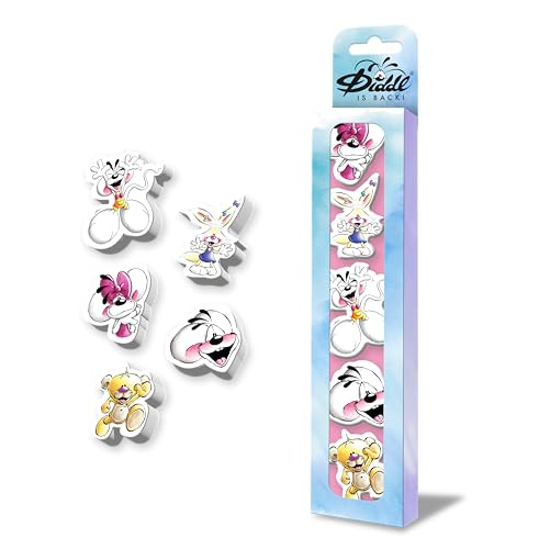 DIDDL - Diddl 3D-Radiergummi-Set – 5 originelle Radiergummis – Zubehör für Schreibwaren, lustig und bunt – niedliche Geschenkidee für Kinder & Fan der 90er Jahre DIDDL - Diddl 3D-Radiergummi-Set – 5 originelle Radiergummis – Zubehör für Schreibwaren, lustig und bunt – niedliche Geschenkidee für Kinder & Fan der 90er Jahre von Diddl