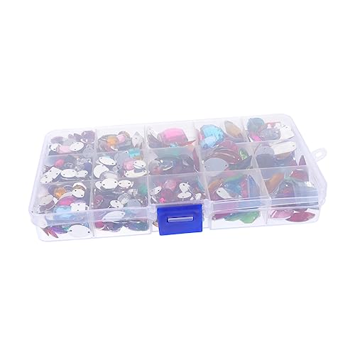 Didiseaon 1 Satz DIY Flatback Rhinestones Acryl Schmucksteine für Kleidung Schuhe Handwerk für Projekte und Dekorationen mit Aufbewahrungsbox von Didiseaon