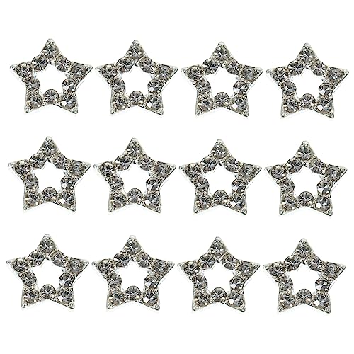 Didiseaon 1 Satz Feuchter Sternnagelkunstschmuck Nagelanhänger Und Edelsteine Nägel, Edelsteine und Anhänger Strasssteine für Nägel Nagel Charms Legierung Silver 12 Stück Didiseaon 1 Satz Feuchter Sternnagelkunstschmuck Nagelanhänger Und Edelsteine Nägel, Edelsteine und Anhänger Strasssteine für Nägel Nagel Charms Legierung Silver 12 Stück von Didiseaon