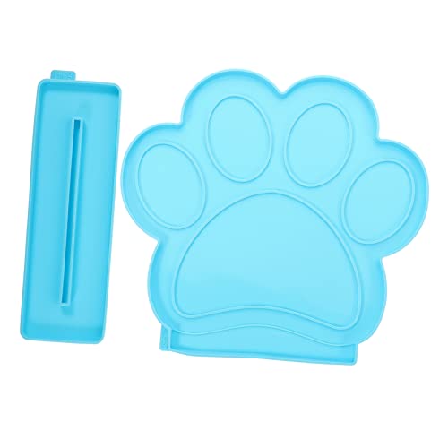 Didiseaon 1 Satz Hundepfote Bilderrahmen Sterben Groß Bild Diy-form Haustier Schimmel Für Fotorahmen Selbst Name Gießform Für Hundepfoten Klein Stichworte Schild Hundeformen Blue Kieselgel von Didiseaon