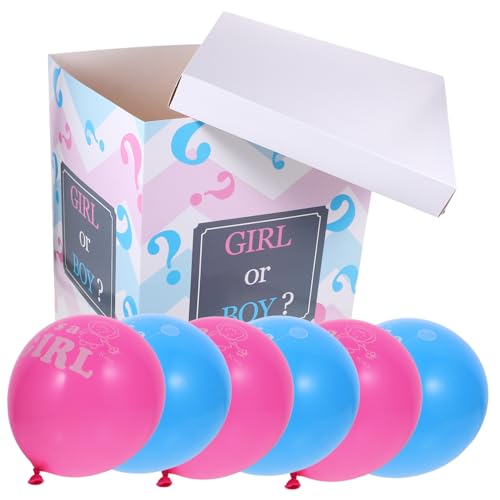 Didiseaon 1 Satz Kasten Ballon Mädchen Geburtstagsdekorationen aufdecken Bausatz gender reveal box gender reaveal party blue balloons Babyboxen für die Babyparty -Dusche-Boxen Papier Didiseaon 1 Satz Kasten Ballon Mädchen Geburtstagsdekorationen aufdecken Bausatz gender reveal box gender reaveal party blue balloons Babyboxen für die Babyparty -Dusche-Boxen Papier von Didiseaon