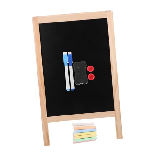 Didiseaon 1 Satz Nachrichtentafel aus Holz Whiteboard für schreib tablet schultafel für holzplatten löschbares Zeichenbrett für löschbare Kreidetafel hölzern von Didiseaon