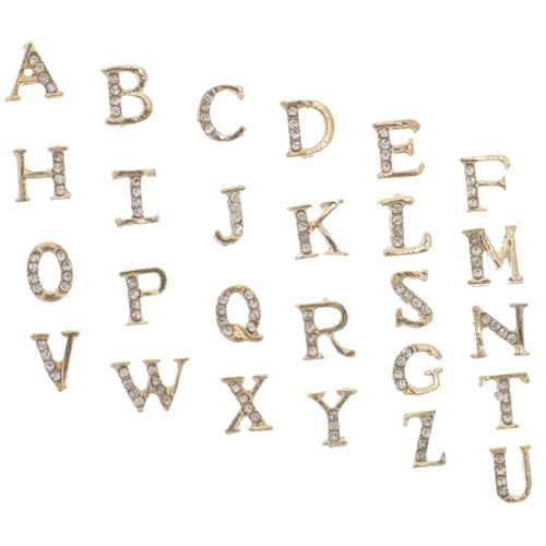 Didiseaon 1 Satz Nail Art Alphabet Schmuck Reiz Spitze Nagel Charms Alphabet-nagelanhänger Nagelbolzen Briefe Nageldekore Süße Nagelanhänger Nagelschmuck Für Frauen Golden Zinklegierung Didiseaon 1 Satz Nail Art Alphabet Schmuck Reiz Spitze Nagel Charms Alphabet-nagelanhänger Nagelbolzen Briefe Nageldekore Süße Nagelanhänger Nagelschmuck Für Frauen Golden Zinklegierung von Didiseaon
