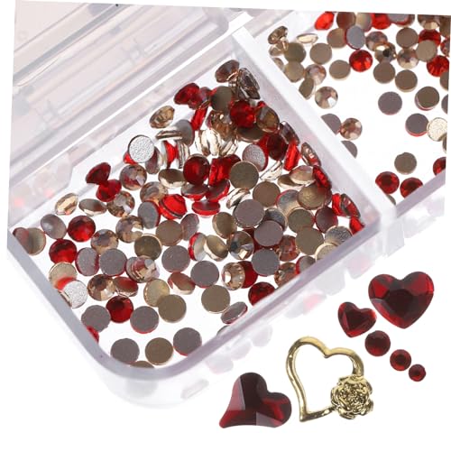 Didiseaon 1 Schachtel Nail-Art-Zubehör Herz-Nagel-Anhänger Und Nägel Charme Herzanhänger herzform heartstopped deko schmuck farbige Strasssteine für Nägel Nagel-Strasssteine klein rot Didiseaon 1 Schachtel Nail-Art-Zubehör Herz-Nagel-Anhänger Und Nägel Charme Herzanhänger herzform heartstopped deko schmuck farbige Strasssteine für Nägel Nagel-Strasssteine klein rot von Didiseaon