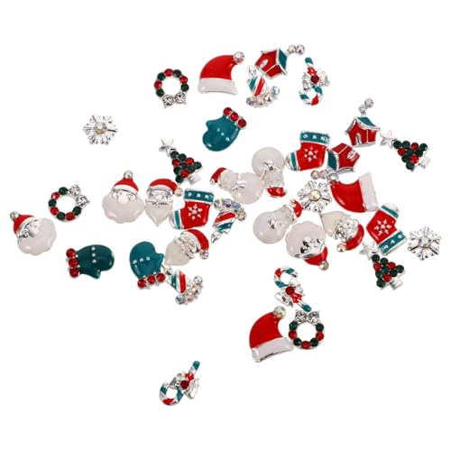 Didiseaon 1 Schachtel Nail-Art-Zubehör weihnachtsbaum weihnachtsmotiv Weihnachtscharme für Nägel weihnachtsnägel Nagel Strasssteine und Charms silberne Nagelanhänger Nageldesign Legierung Didiseaon 1 Schachtel Nail-Art-Zubehör weihnachtsbaum weihnachtsmotiv Weihnachtscharme für Nägel weihnachtsnägel Nagel Strasssteine und Charms silberne Nagelanhänger Nageldesign Legierung von Didiseaon