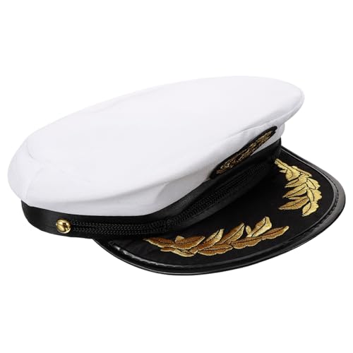 Didiseaon 1 Stück Matrosenhut matrosenmützen white cap Marinehut Seeleute Meereskappe rosa Kapitänsmütze nautischer Hut -Matrosen-Hüte Kapitäne Marine Kostümmütze allgemeiner Hut Weiß Didiseaon 1 Stück Matrosenhut matrosenmützen white cap Marinehut Seeleute Meereskappe rosa Kapitänsmütze nautischer Hut -Matrosen-Hüte Kapitäne Marine Kostümmütze allgemeiner Hut Weiß von Didiseaon