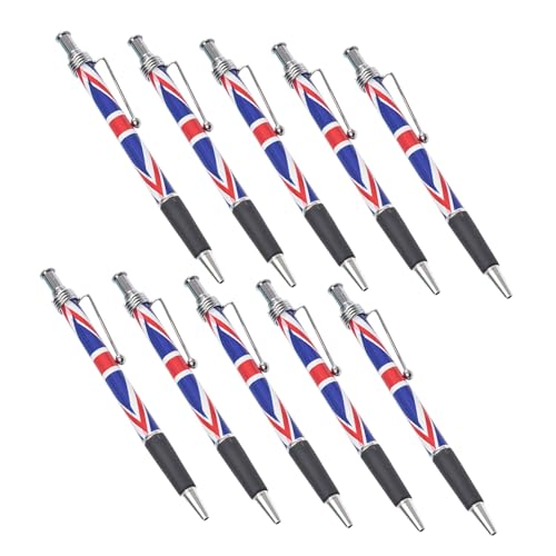 Didiseaon 10 Stück Kugelschreiber mit Flagge Kugelschreiber Großpackung Tinte patriotisch Farbe ausgefallener Stift Home-Office-Stift Großbritannien Flaggpunktstift Weltflaggenstifte Metall Didiseaon 10 Stück Kugelschreiber mit Flagge Kugelschreiber Großpackung Tinte patriotisch Farbe ausgefallener Stift Home-Office-Stift Großbritannien Flaggpunktstift Weltflaggenstifte Metall von Didiseaon