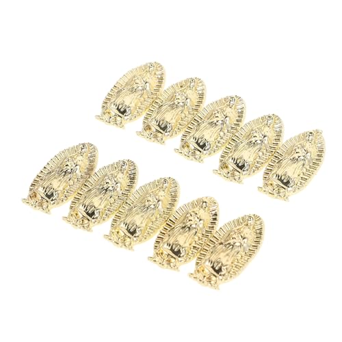 Didiseaon 10 Stück Nail-art-zubehör Nagel Charms Halskette „unsere Dame Von Guadalupe“. Goldedelsteine für Nägel Aufkleber Strass Halskette Der Gesegneten Charms Nägel Golden Metall Didiseaon 10 Stück Nail-art-zubehör Nagel Charms Halskette „unsere Dame Von Guadalupe“. Goldedelsteine für Nägel Aufkleber Strass Halskette Der Gesegneten Charms Nägel Golden Metall von Didiseaon