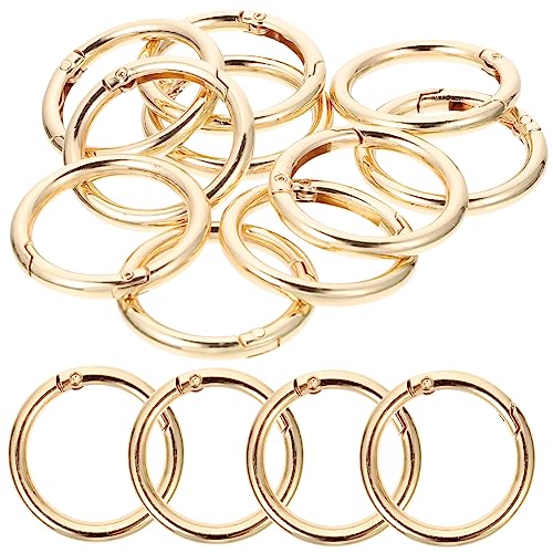 Didiseaon 10 Stück Schlüsselbund Herstellung Teilt Kreisclips Schlüsselkette Bronze klein Schlüsselring der Flachschlüsselringe Schlüsselanhänger Kreisschlüssel Metallbügel Legierung Golden Didiseaon 10 Stück Schlüsselbund Herstellung Teilt Kreisclips Schlüsselkette Bronze klein Schlüsselring der Flachschlüsselringe Schlüsselanhänger Kreisschlüssel Metallbügel Legierung Golden von Didiseaon