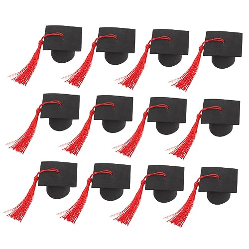 Didiseaon 12 Stück Abschluss Topper Kappe Abschlusstorte Ornament Schule winziger Absolvent Kuchendekoration für den Abschluss grad kuchen Grad Kuchendekorationen Polyester rot Didiseaon 12 Stück Abschluss Topper Kappe Abschlusstorte Ornament Schule winziger Absolvent Kuchendekoration für den Abschluss grad kuchen Grad Kuchendekorationen Polyester rot von Didiseaon