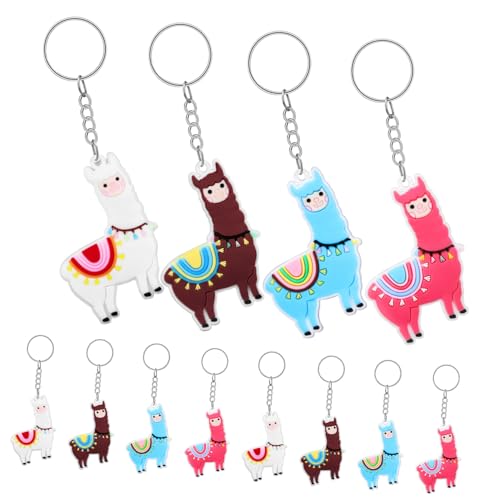 Didiseaon 12 Stück Alpaka-Schlüsselanhänger silvester gastgeschenk geburtstags schlüsselarmband Cartoon-Tier-Schlüssel süßer Schlüsselanhänger Rucksack-Zubehör Rucksackzauber PVC Didiseaon 12 Stück Alpaka-Schlüsselanhänger silvester gastgeschenk geburtstags schlüsselarmband Cartoon-Tier-Schlüssel süßer Schlüsselanhänger Rucksack-Zubehör Rucksackzauber PVC von Didiseaon