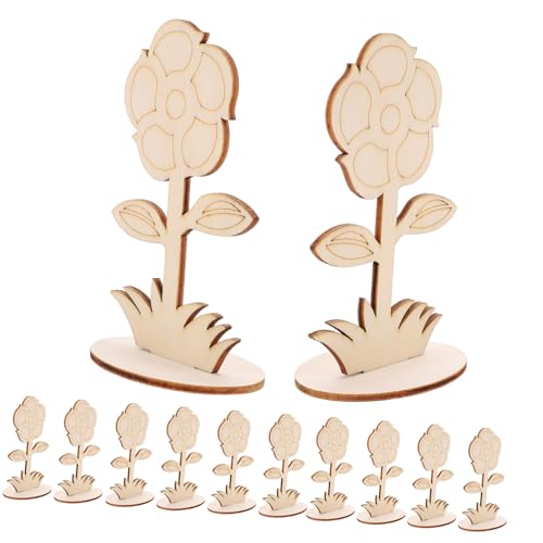 Didiseaon 12 Stück Teiliges Holzblumen zum Bemalen Glatte Unvollendete Holzornamente Starke DIY Bastelblumen für Erwachsene Kreative Holzdekoration für Zimmer und Büro Einfach zu Gestalten Didiseaon 12 Stück Teiliges Holzblumen zum Bemalen Glatte Unvollendete Holzornamente Starke DIY Bastelblumen für Erwachsene Kreative Holzdekoration für Zimmer und Büro Einfach zu Gestalten von Didiseaon