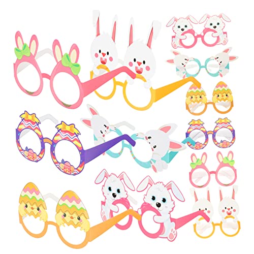 Didiseaon 12 Stück Teiliges Osterbrillen aus Papier Lustige Hasen und Eierdesigns Leichte Kinderbrillen für Mädchen Witzige Party Accessoires und Fotorequisiten für Osterfeiern Didiseaon 12 Stück Teiliges Osterbrillen aus Papier Lustige Hasen und Eierdesigns Leichte Kinderbrillen für Mädchen Witzige Party Accessoires und Fotorequisiten für Osterfeiern von Didiseaon