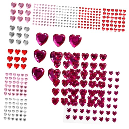 Didiseaon 12Blätter Herzförmige Strassaufkleber Acryl Gems für Gesichts und Nageldekoration Selbstklebend für Geburtstagsdeko Valentinstag Jubiläen und Bastelprojekte Didiseaon 12Blätter Herzförmige Strassaufkleber Acryl Gems für Gesichts und Nageldekoration Selbstklebend für Geburtstagsdeko Valentinstag Jubiläen und Bastelprojekte von Didiseaon