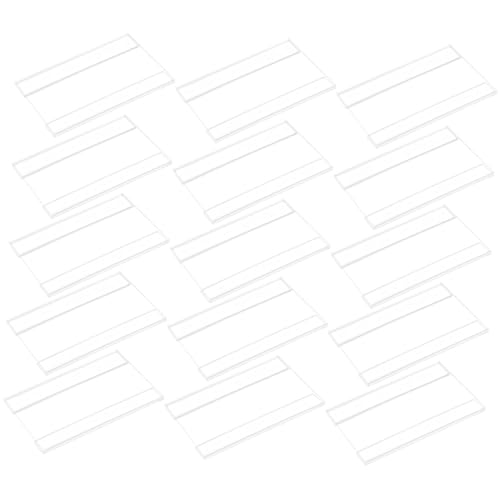 Didiseaon 15 Stück Teiliges Transparenter Regal preisschildhalter aus Robustem Acryl Hochtransparent Einfach zu Beschriften für Supermarkt Einzelhandelsschilder Regalen Didiseaon 15 Stück Teiliges Transparenter Regal preisschildhalter aus Robustem Acryl Hochtransparent Einfach zu Beschriften für Supermarkt Einzelhandelsschilder Regalen von Didiseaon