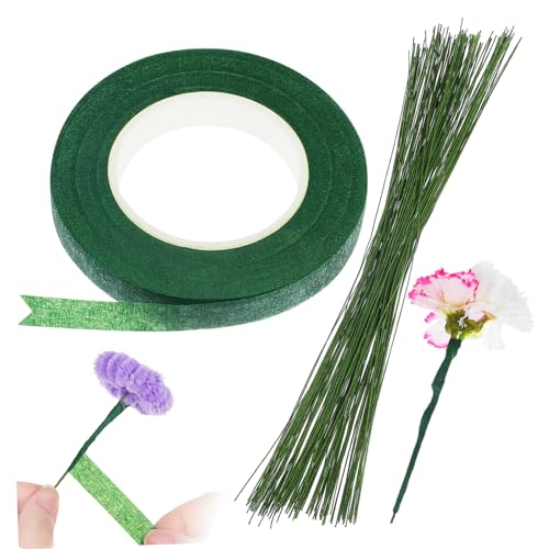 Didiseaon 150Stücke Blumenstiele für Klebeband Vielseitige Bastelzubehör für Hochzeiten Geburtstagsfeiern und DIY Projekte von Didiseaon