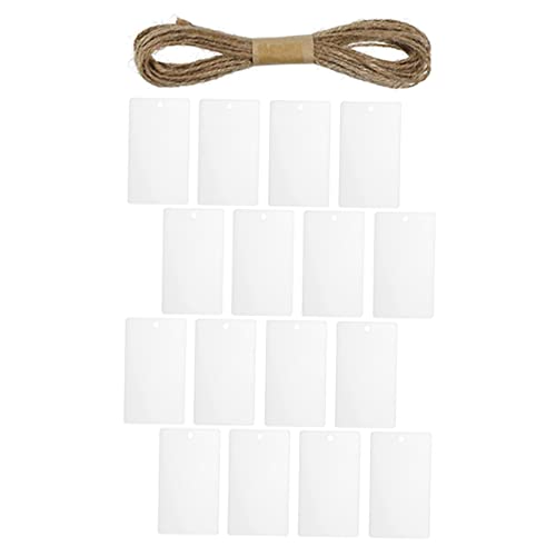 Didiseaon 16 Stück Teiliges Acryl Hängeetiketten Weiß mit Schnur Wiederverwendbare Basket Tags zum Beschriften Praktische Aufbewahrungsetiketten für Körbe Küchen und Didiseaon 16 Stück Teiliges Acryl Hängeetiketten Weiß mit Schnur Wiederverwendbare Basket Tags zum Beschriften Praktische Aufbewahrungsetiketten für Körbe Küchen und von Didiseaon