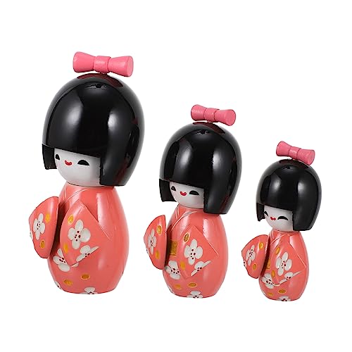 Didiseaon 1satz Praktisches Japanische Kimono Puppe Holzfigur Für Desktop-Dekoration Traditionelles Wohnaccessoire Mit Pflaumenblüten-Muster Didiseaon 1satz Praktisches Japanische Kimono Puppe Holzfigur Für Desktop-Dekoration Traditionelles Wohnaccessoire Mit Pflaumenblüten-Muster von Didiseaon