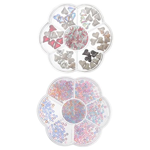 Didiseaon 2 Boxen Nail Art Dekorationsset Boxen mit Strasssteinen und Perlen für Nagelkunst für Diy Nail Art Bastelprojekte und Designs Didiseaon 2 Boxen Nail Art Dekorationsset Boxen mit Strasssteinen und Perlen für Nagelkunst für Diy Nail Art Bastelprojekte und Designs von Didiseaon