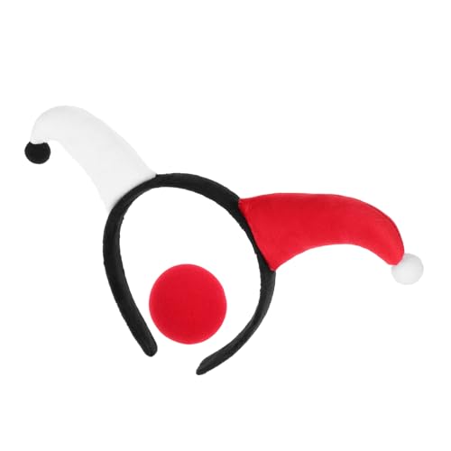 Didiseaon 2 Stück Halloween Clown Stirnband Rotem Schwammnase Leichtes Partyaccessoire roter Mini hut Komfortabel für Kostüm und Cosplay Didiseaon 2 Stück Halloween Clown Stirnband Rotem Schwammnase Leichtes Partyaccessoire roter Mini hut Komfortabel für Kostüm und Cosplay von Didiseaon