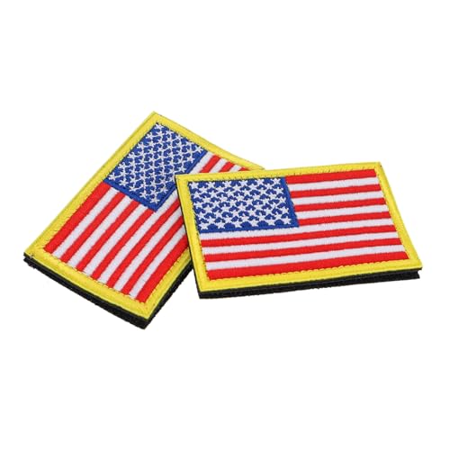 Didiseaon 2 Stück Militäruniform Armband bestickt dekorativ patriotisch retro Union aufkleber Flicken für Bekleidung Flicken für Kleidung Nationalflaggen-Patch Stoff Yellow Didiseaon 2 Stück Militäruniform Armband bestickt dekorativ patriotisch retro Union aufkleber Flicken für Bekleidung Flicken für Kleidung Nationalflaggen-Patch Stoff Yellow von Didiseaon