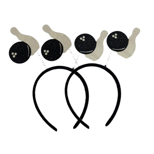 Didiseaon 2 Stück Sportliches Bowling Haarband Modisches Stirnband mit Glänzender Tennisball Dekoration Elastisch und Bequem Damen Zubehör für Sportpartys und Alltag Didiseaon 2 Stück Sportliches Bowling Haarband Modisches Stirnband mit Glänzender Tennisball Dekoration Elastisch und Bequem Damen Zubehör für Sportpartys und Alltag von Didiseaon