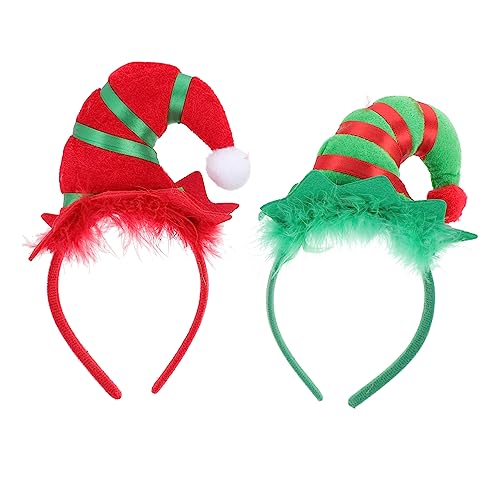 Didiseaon 2 Stück Weihnachts Haarreifen mit Hut Design Festliche Kopfbedeckung für Partys und Feiern für Erwachsene und Vielseitiges Kostümzubehör für Unvergessliche Didiseaon 2 Stück Weihnachts Haarreifen mit Hut Design Festliche Kopfbedeckung für Partys und Feiern für Erwachsene und Vielseitiges Kostümzubehör für Unvergessliche von Didiseaon