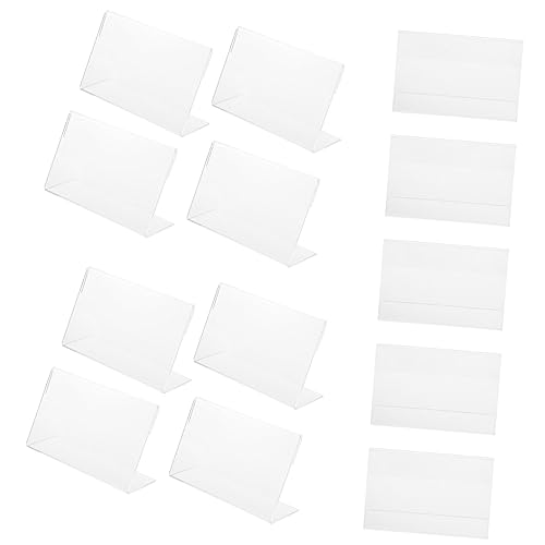 Didiseaon 20 Stück Etikettenhalter Transparentes Etikett Transparenter Etiketthalter Riser Anzeigen Stichworte Preisschildhalter Für Einzelhandelsregale Namensschildständer Inhaber A4 Acryl Didiseaon 20 Stück Etikettenhalter Transparentes Etikett Transparenter Etiketthalter Riser Anzeigen Stichworte Preisschildhalter Für Einzelhandelsregale Namensschildständer Inhaber A4 Acryl von Didiseaon