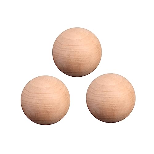 Didiseaon 20 Stück Holzkugel Mini Runden Dekorativ Bälle Für Klein Buchsbaum Ball Drinnen Schüttgut Dein Runde Kugel Für Schmuckhandbuch Zubehör Holz Selber Machen Bambus von Didiseaon