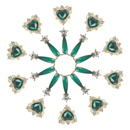 Didiseaon 20 Stück Nail-art-zubehör Nägel Nagel Charme Nageldekor Charms Nagel Dekore Nagel Charms Reize Nagelkunst Dekoration Nagelschmuck Charms Nagelzauber Legierung Green Didiseaon 20 Stück Nail-art-zubehör Nägel Nagel Charme Nageldekor Charms Nagel Dekore Nagel Charms Reize Nagelkunst Dekoration Nagelschmuck Charms Nagelzauber Legierung Green von Didiseaon
