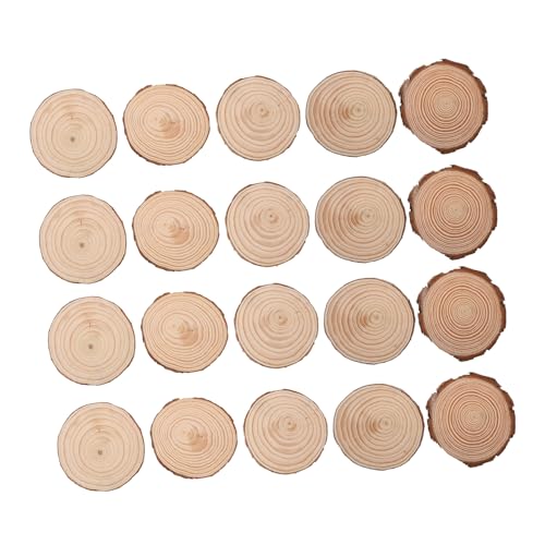 Didiseaon 20 Stück Unbehandelte Naturholzscheiben, 10 Cm, Runde Holzuntersetzer, Bastelset, Kreise Für Rustikale Hochzeit, Weihnachtsschmuck, Diy-bastelarbeiten Didiseaon 20 Stück Unbehandelte Naturholzscheiben, 10 Cm, Runde Holzuntersetzer, Bastelset, Kreise Für Rustikale Hochzeit, Weihnachtsschmuck, Diy-bastelarbeiten von Didiseaon