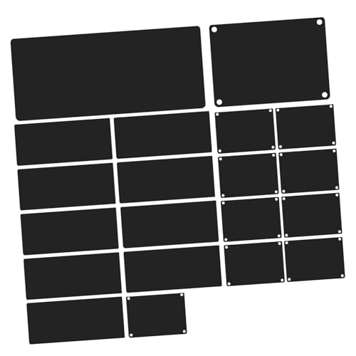 Didiseaon 20 Stück leeres Typenschild leere Türschilder Stichworte Namensschild gravieren Zeichen eloxiert Namensschild bedrucken Namensschild selber machen DIY-Versorgung Aluminium Black Didiseaon 20 Stück leeres Typenschild leere Türschilder Stichworte Namensschild gravieren Zeichen eloxiert Namensschild bedrucken Namensschild selber machen DIY-Versorgung Aluminium Black von Didiseaon