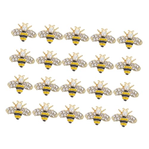 Didiseaon 20Stücke Bienenform Nageldekorationen Charms aus Legierung Selbstklebend für Nail Art und Maniküre für DIY Schmuck und Bastelprojekte Didiseaon 20Stücke Bienenform Nageldekorationen Charms aus Legierung Selbstklebend für Nail Art und Maniküre für DIY Schmuck und Bastelprojekte von Didiseaon