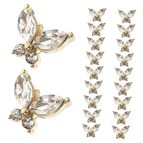 Didiseaon 20Stücke Nagelsteine Nail Art Dekorationen für Damen Butterfly Maniküre für DIY Nagelkunst und Professionelle Anwendungen Didiseaon 20Stücke Nagelsteine Nail Art Dekorationen für Damen Butterfly Maniküre für DIY Nagelkunst und Professionelle Anwendungen von Didiseaon