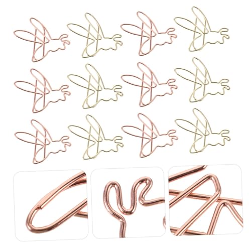 Didiseaon 24 Stück Teiliges Metall Büroklammern Kleine Süße Paper Clips in Gold und Roségold Kreative Wiederverwendbare Dokumenten Clips zum Organisieren und Basteln Charmantes Didiseaon 24 Stück Teiliges Metall Büroklammern Kleine Süße Paper Clips in Gold und Roségold Kreative Wiederverwendbare Dokumenten Clips zum Organisieren und Basteln Charmantes von Didiseaon