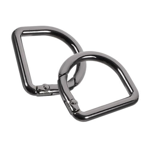Didiseaon 2Stücke D Förmige Federverschlüsse Karabiner Schnapphaken Vielseitig Einsetzbar für Schlüsselanhänger Handtaschen und DIY Projekte Didiseaon 2Stücke D Förmige Federverschlüsse Karabiner Schnapphaken Vielseitig Einsetzbar für Schlüsselanhänger Handtaschen und DIY Projekte von Didiseaon