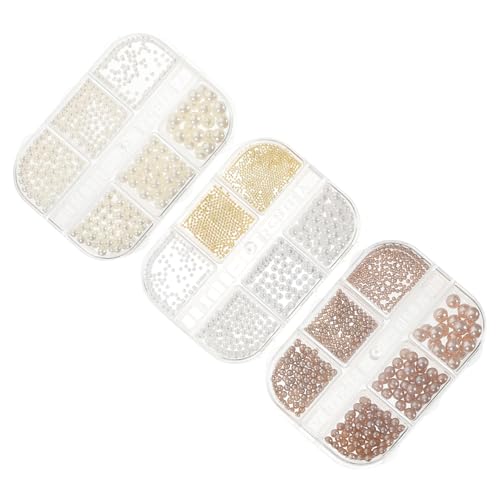 Didiseaon 3 Boxen Nail Art Perlen Metallperlen für Diy Nageldesign Maniküre Dekorationen für Persönliche und Professionelle Anwendungen Langlebig und Einfach Anzuwenden Didiseaon 3 Boxen Nail Art Perlen Metallperlen für Diy Nageldesign Maniküre Dekorationen für Persönliche und Professionelle Anwendungen Langlebig und Einfach Anzuwenden von Didiseaon