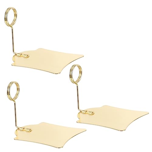 Didiseaon 3 Stück Preisschild-Clip werbeaufsteller klemmzwingen metall Metallpreisclips metallböcke Aufkleber für Aufbewahrungsetiketten speichern Etikettenhalter Preisschildhalter Golden Didiseaon 3 Stück Preisschild-Clip werbeaufsteller klemmzwingen metall Metallpreisclips metallböcke Aufkleber für Aufbewahrungsetiketten speichern Etikettenhalter Preisschildhalter Golden von Didiseaon