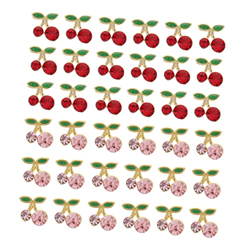 Didiseaon 36 Stück Kirsch Charms Nagelschmuck für Maniküre Dekorative für Nägel für Hochzeiten Partys und Festliche Anlässe Langlebig und Einfach Anzuwenden Didiseaon 36 Stück Kirsch Charms Nagelschmuck für Maniküre Dekorative für Nägel für Hochzeiten Partys und Festliche Anlässe Langlebig und Einfach Anzuwenden von Didiseaon