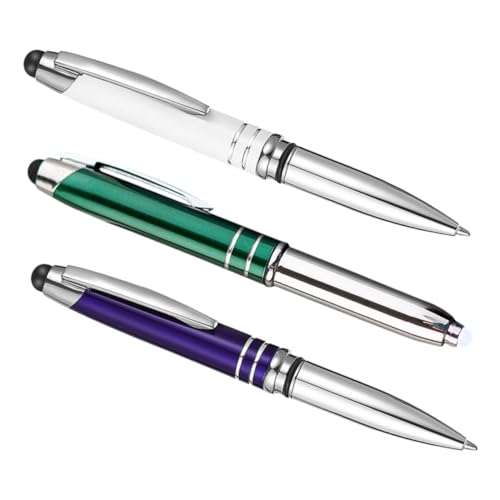 Didiseaon 3Stücke LED Licht Kugelschreiber Kugelschreiber mit Beleuchtetem Spitzenstift für Büro und Einfacher Austausch Minen Professionelles Design Didiseaon 3Stücke LED Licht Kugelschreiber Kugelschreiber mit Beleuchtetem Spitzenstift für Büro und Einfacher Austausch Minen Professionelles Design von Didiseaon